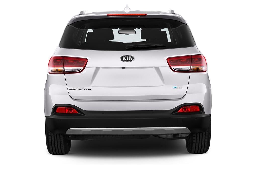 Kia Sorento (Baujahr 2015) Spirit 5 Türen Heckansicht