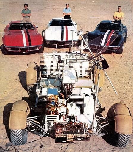Mondauto mit Corvettes