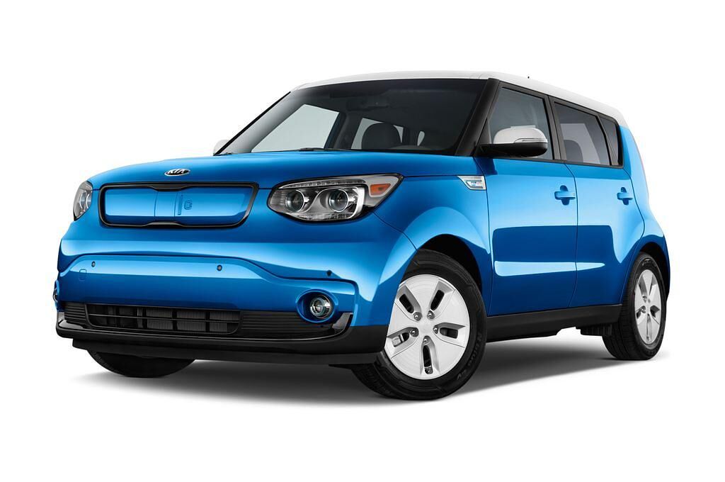Kia Soul (Baujahr 2015) EV 5 Türen seitlich vorne mit Felge