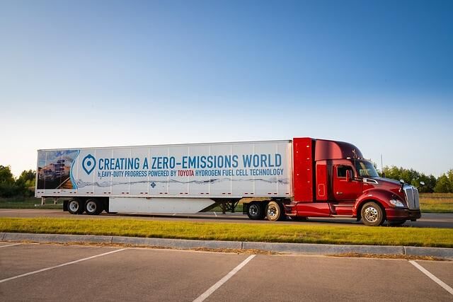Der Brennstoffzellen-Truck muss sich im praktischen Einsatz in den USA bewähren