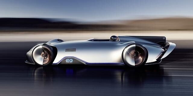 Der Mercedes EQ Silver Arrow hat 550 kW / 750 PS
