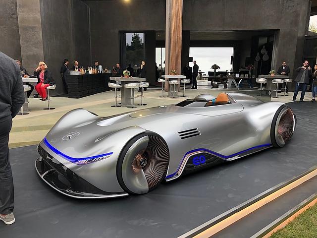 Der Mercedes EQ Silver Arrow ist eine Designstudie