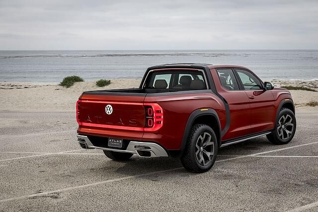 Der VW Atlas Tanoak hat eine große Ladefläche