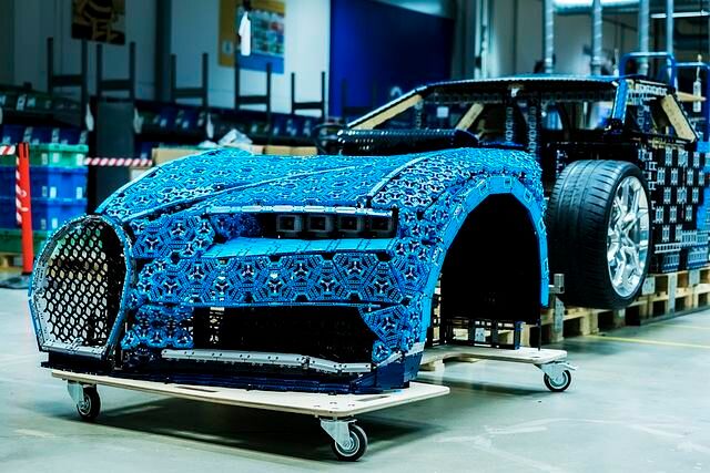Ein Blick auf die Details des Lego-Chiron