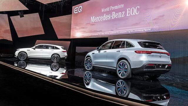 Der EQC bei seiner Premiere in Stockholm