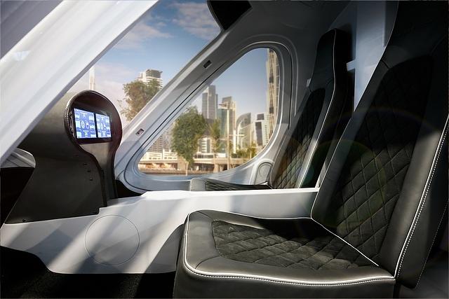 Die Passagiere sitzen im Volocopter bequem