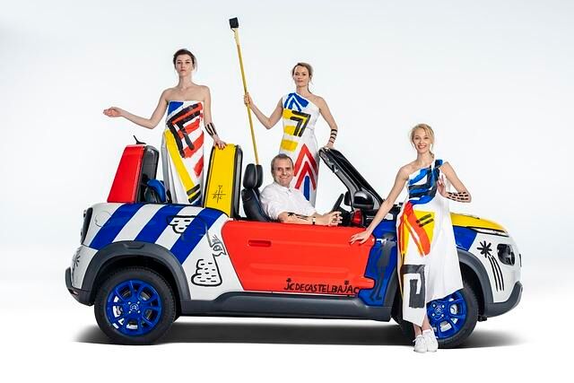 Citroen E-Mehari Art Car von Jean Charles de Castelbajac