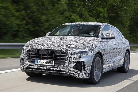 Audi Q8 Prototyp - Starke Schulter