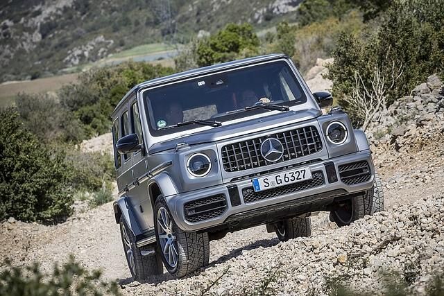 Der Mercedes-AMG G 63 kommt auch im Gelände problemlos klar