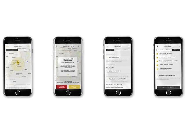 Neue App-Funktionen bei Smart - Autodieben schneller auf der Spur