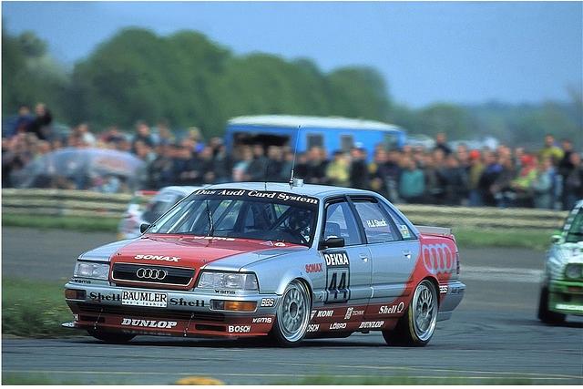 Audi V8 im Motorsporteinsatz mit Hans-Joachim Stuck 1992