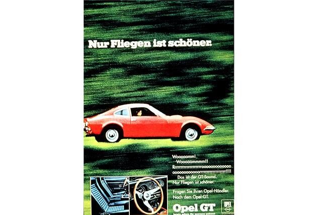 Opel GT Werbung ab 1968