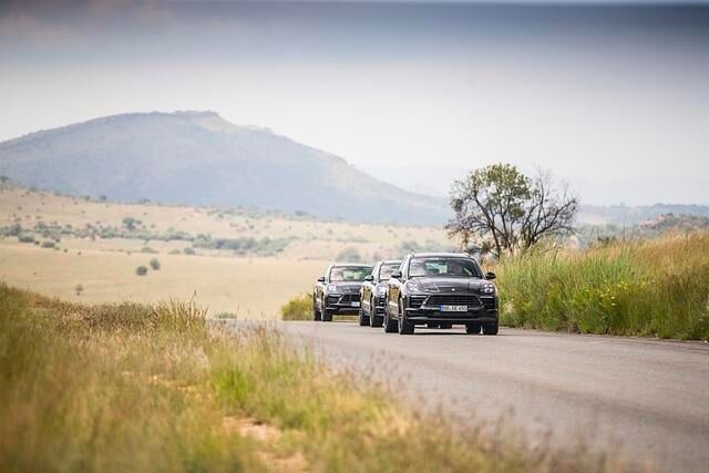 Die Macan-Prototypen in Südafrika