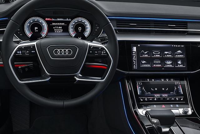 Das Cockpit des Audi A8 50 TDI Quattro