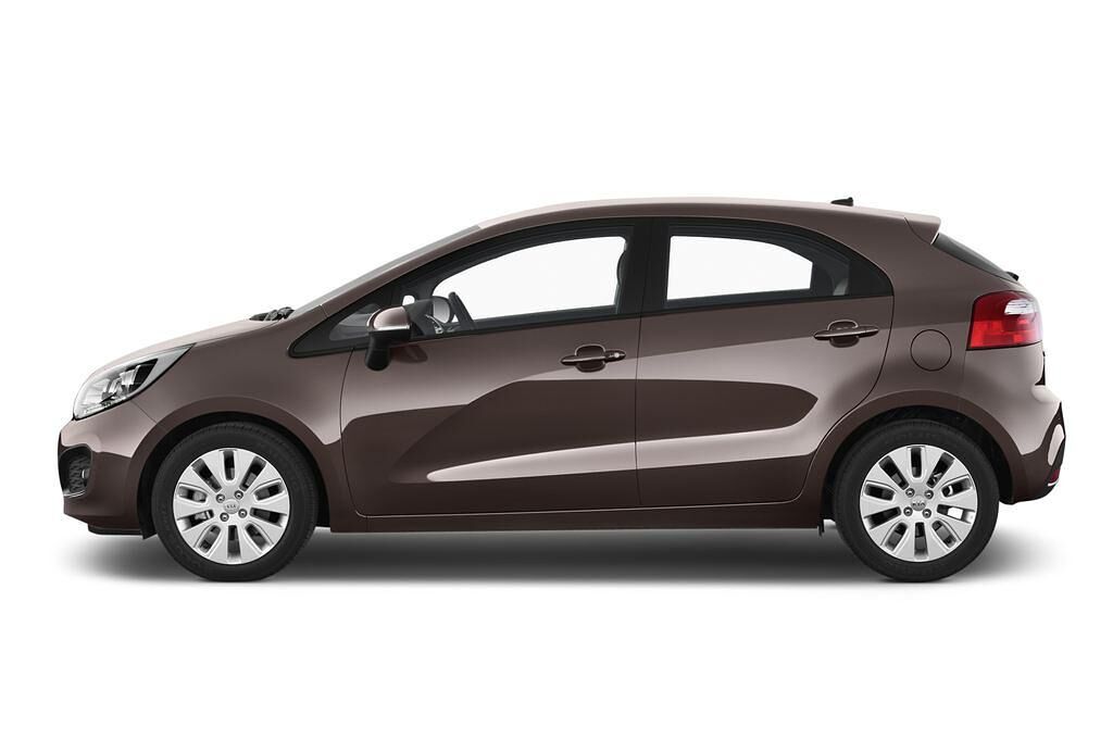 Kia Rio (Baujahr 2011) Spirit 5 Türen Seitenansicht