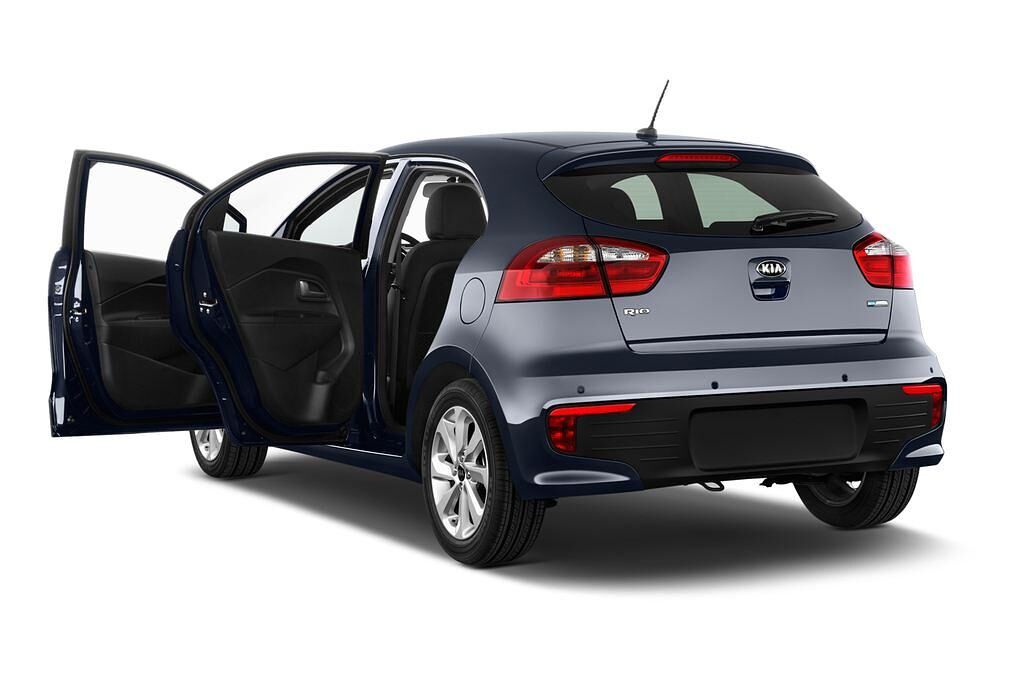 Kia Rio (Baujahr 2015) Dream-Team Edition 5 Türen Tür geöffnet