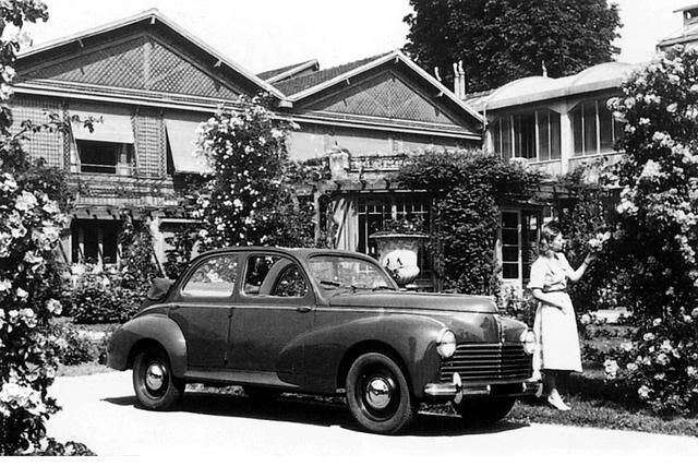 Peugeot 203 als Cabriolimousine
