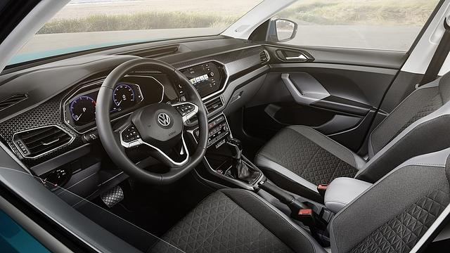 Der Innenraum des VW T Cross 2019