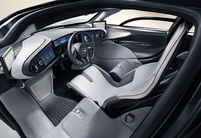 Der Innenraum des McLaren Speedtail