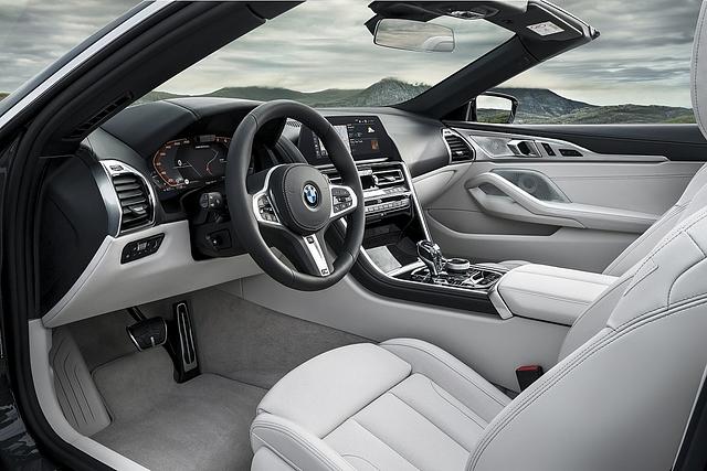 Der Innenraum des BMW M850i Cabrio