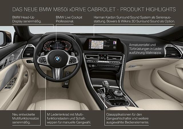 BMW M850i Cabrio 2019