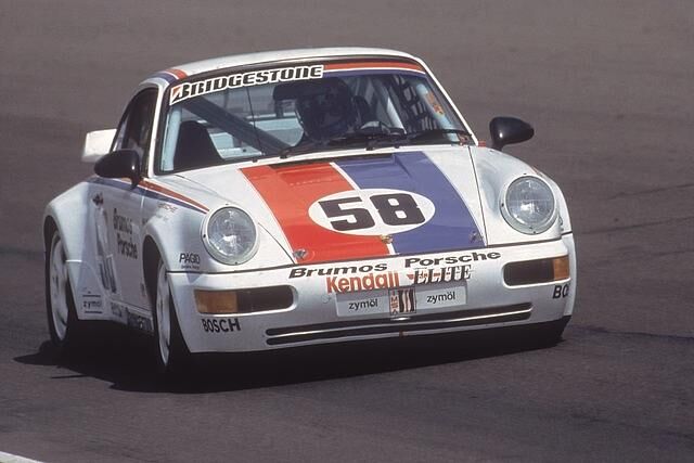 Porsche 911 Turbo 3.6 IMSA-Supercar 1993 mit Hans-Joachim Stuck Gewinner der Imsa-Supercar-Meisterschaft