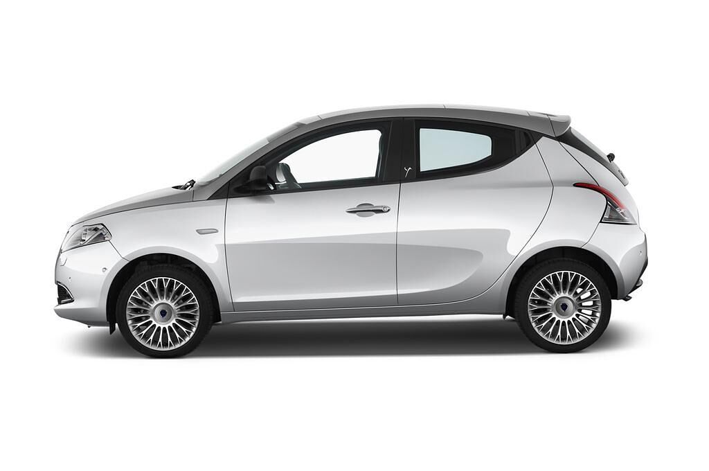 Lancia Ypsilon (Baujahr 2010) Platino 3 Türen Seitenansicht