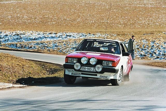 Audi 80 Baureihe B2 im Motorsporteinsatz