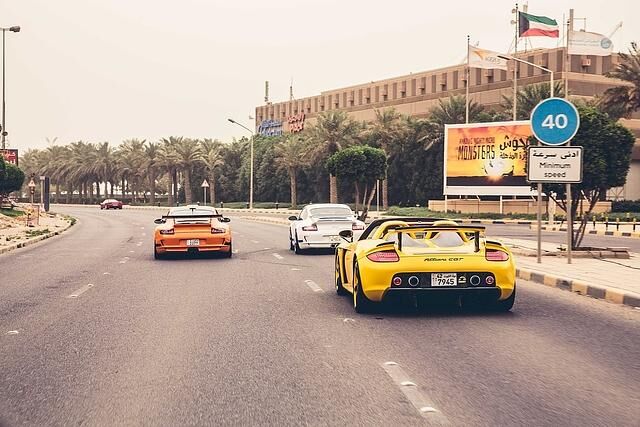 Drei von Yousef Fittianis Porsches - jeder für sich ein Unikat