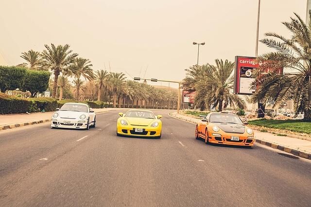 Yousef Fittiani ist Mitgründer des Porsche Clubs Kuwait