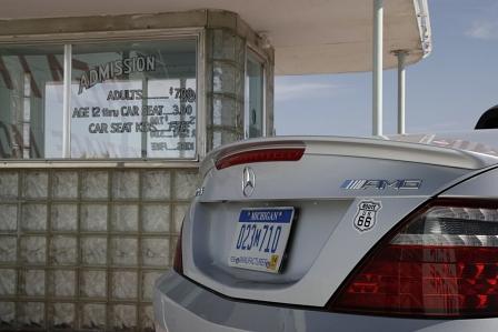 Im Mercedes SLK 55 AMG unterwegs auf der Route 66