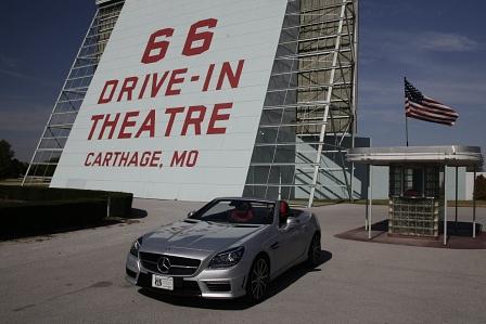 Im Mercedes SLK 55 AMG unterwegs auf der Route 66