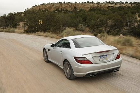Im Mercedes SLK 55 AMG unterwegs auf der Route 66