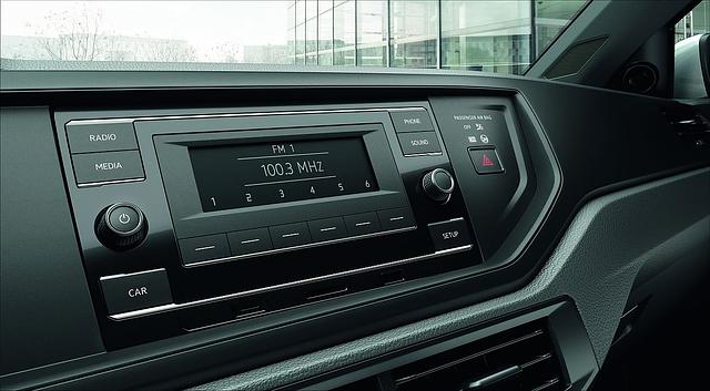 So schaut das Basisradio des VW Virtus aus