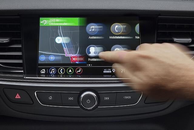 Beim neuen Touchscreen kann man auch wischen