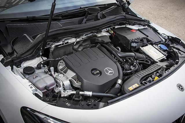 Der Motor des Mercedes B 200 ist genügsamer geworden