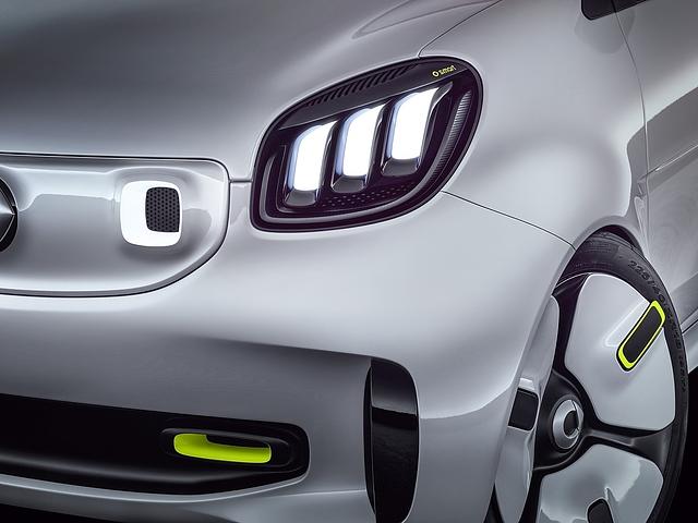 Smart Fortwo Forease 2018 - vorne mit LED-Leuchten