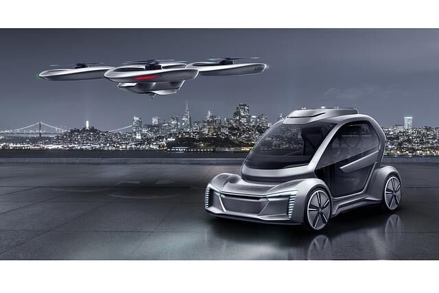 Flugauto-Studie Pop.Up_Next 2018 von Italdesign