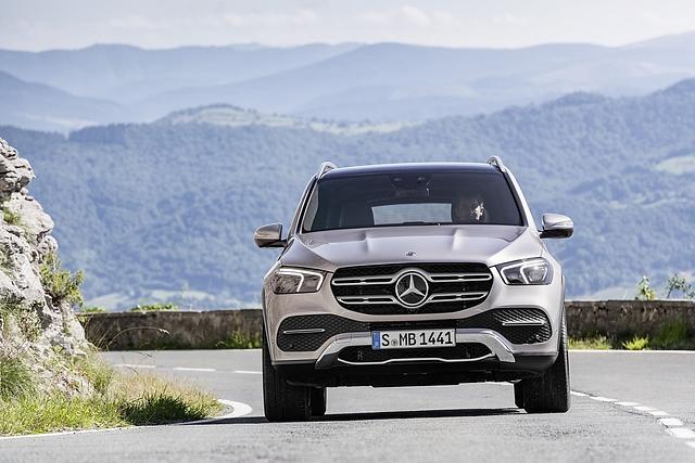 Mercedes GLE 2019 - von vorne unspektakulär und typisch Mercedes