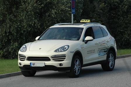 Porsche Cayenne Taxi auf Sylt
