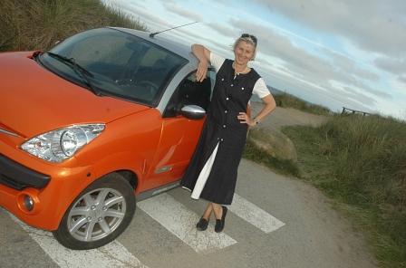 Silke von Bremen und ihr Elektroauto
