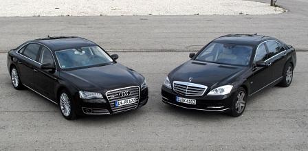 Mercedes S 600 L - Audi A8 L 6.3 W12