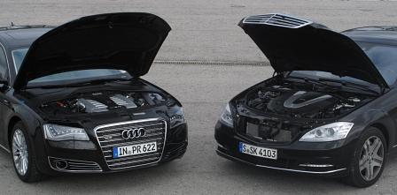 Mercedes S 600 L - Audi A8 L 6.3 W12