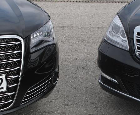 Mercedes S 600 L - Audi A8 L 6.3 W12