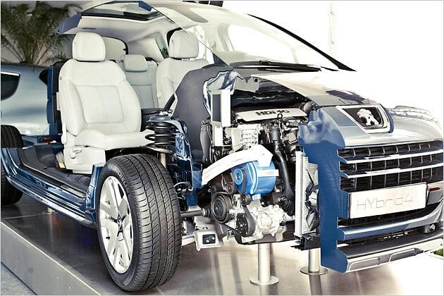 Am Vorderwagen muss gegenüber einem normalen Dieselmodell fast nichts geändert werden