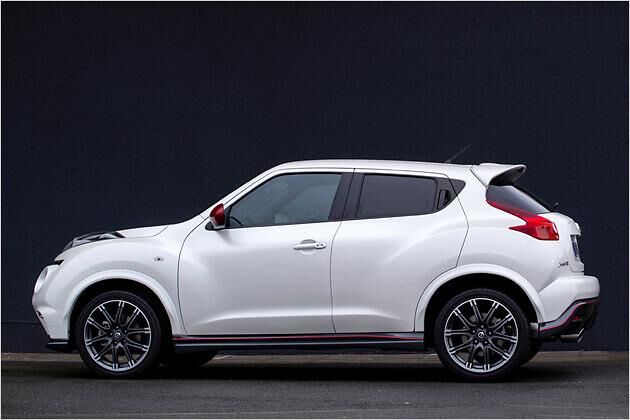 Unter anderem wurde der Juke Nismo minimal tiefer gelegt