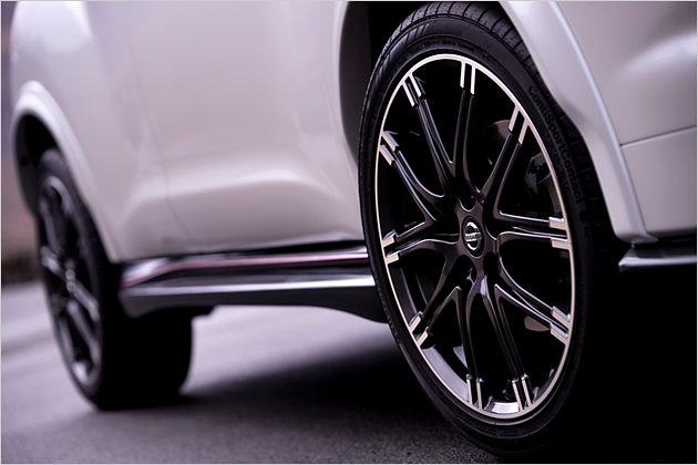 Der Juke Nismo bringt serienmäßig 18-Zoll-Alus mit