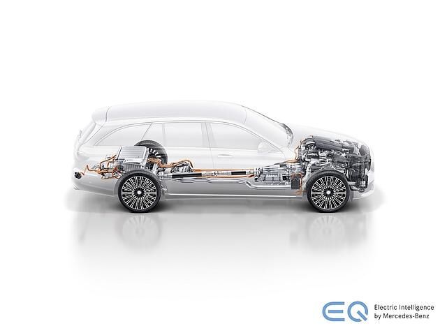 Den Mercedes E 300 de gibt es auch als Kombi