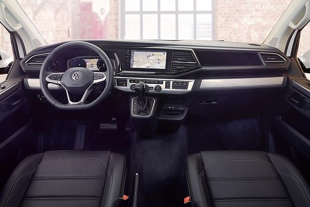 Das neue Cockpit des VW T6 Modellpflege 2020