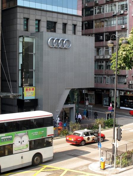 Auf den Straßen von Hong Kong
